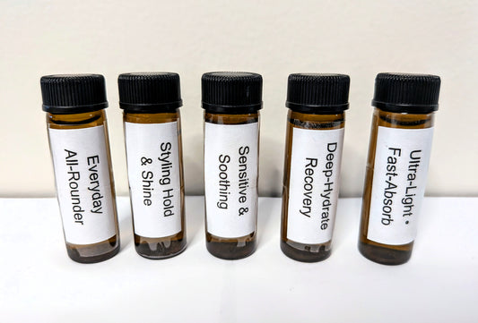 Beard Oil Sampler – 5 Unscented Formulas | Test What Works Best for Your Beard